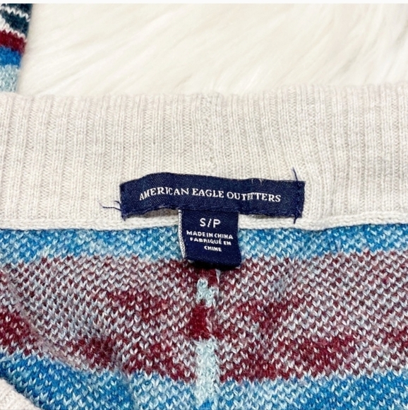 Women’s American Eagle Multicolor Sweater Leggings Knit Pants Size Small - Picture 3 of 4